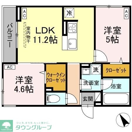 Asset-Court元横山町の物件間取画像